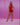 PENDANT DRESS ROSSO