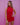 PENDANT DRESS ROSSO